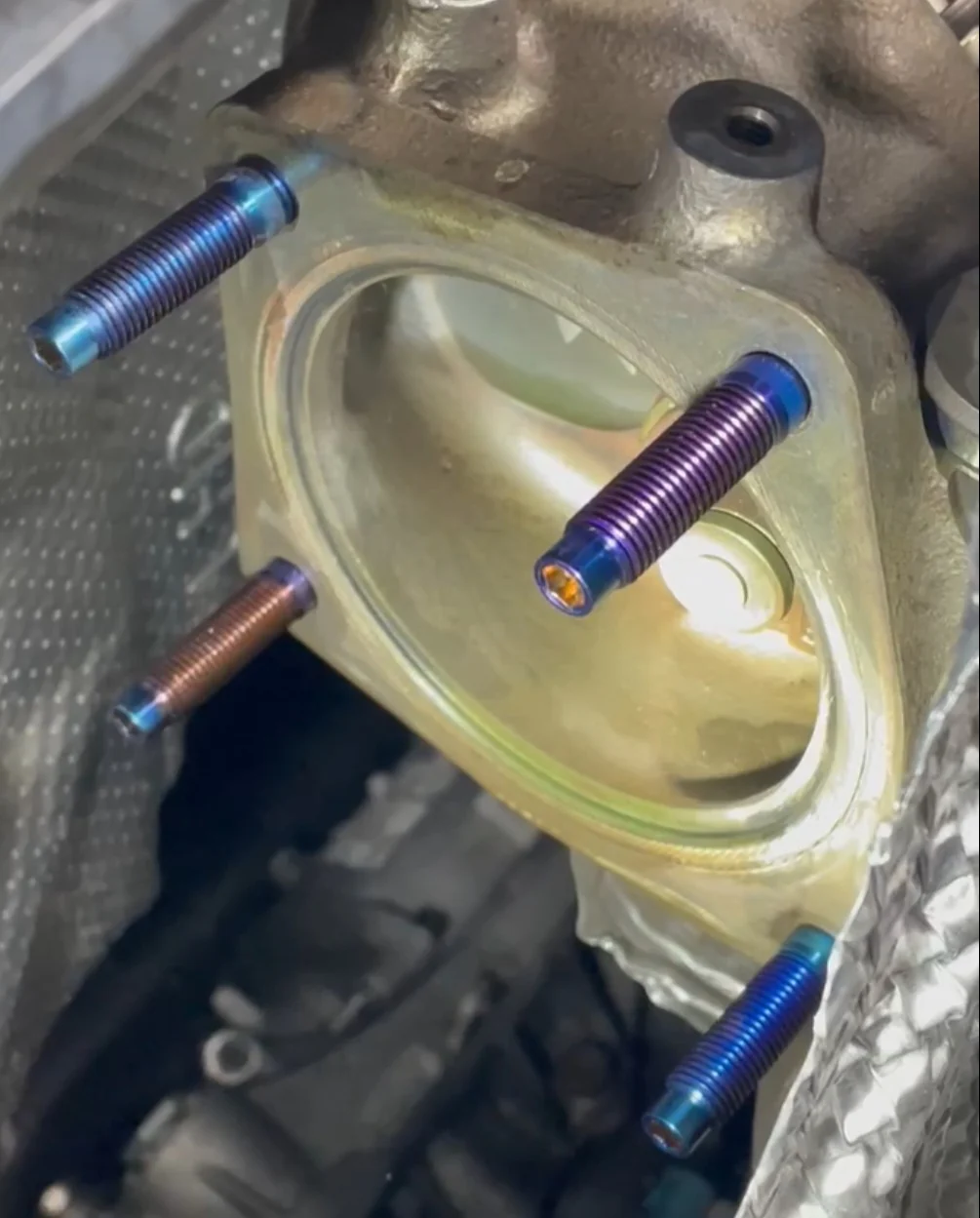 2.0T  Hyundai/Kia Titanium Downpipe Hardware - Image 5