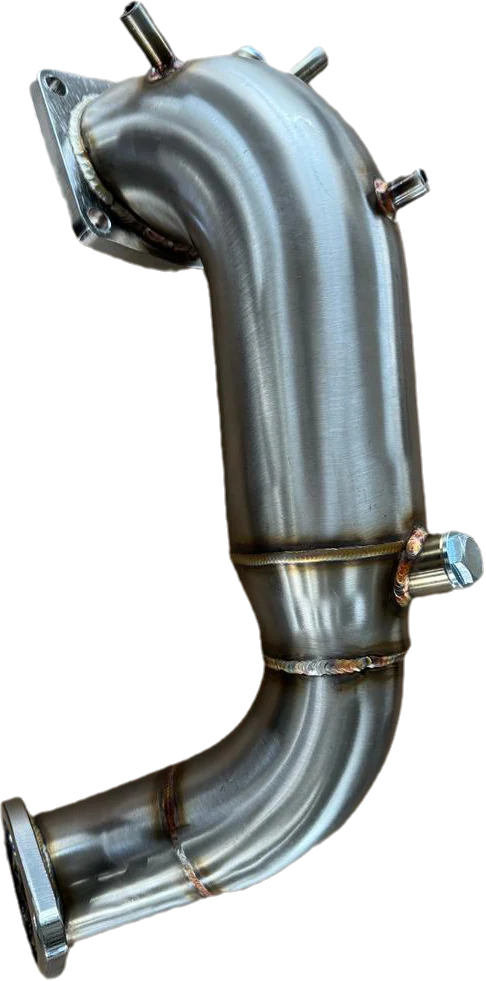 3.75"-2.5" Stainless Steel Catless Downpipe for 2.0T N Series Cars - Image 3