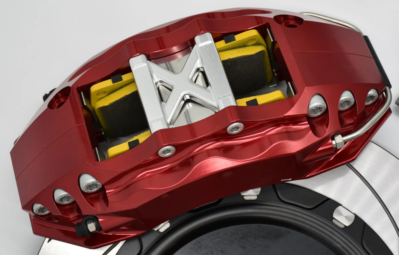 356mm Ultra Lightweight Racing Floating Rotor Brake Kit - 6 Piston (Endless Track Pads) - Image 9