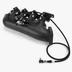 4 Cylinder Direct Port With Split Distribution Block & Low Elbow Nozzle Holders (Braided Hoses) - Image 4
