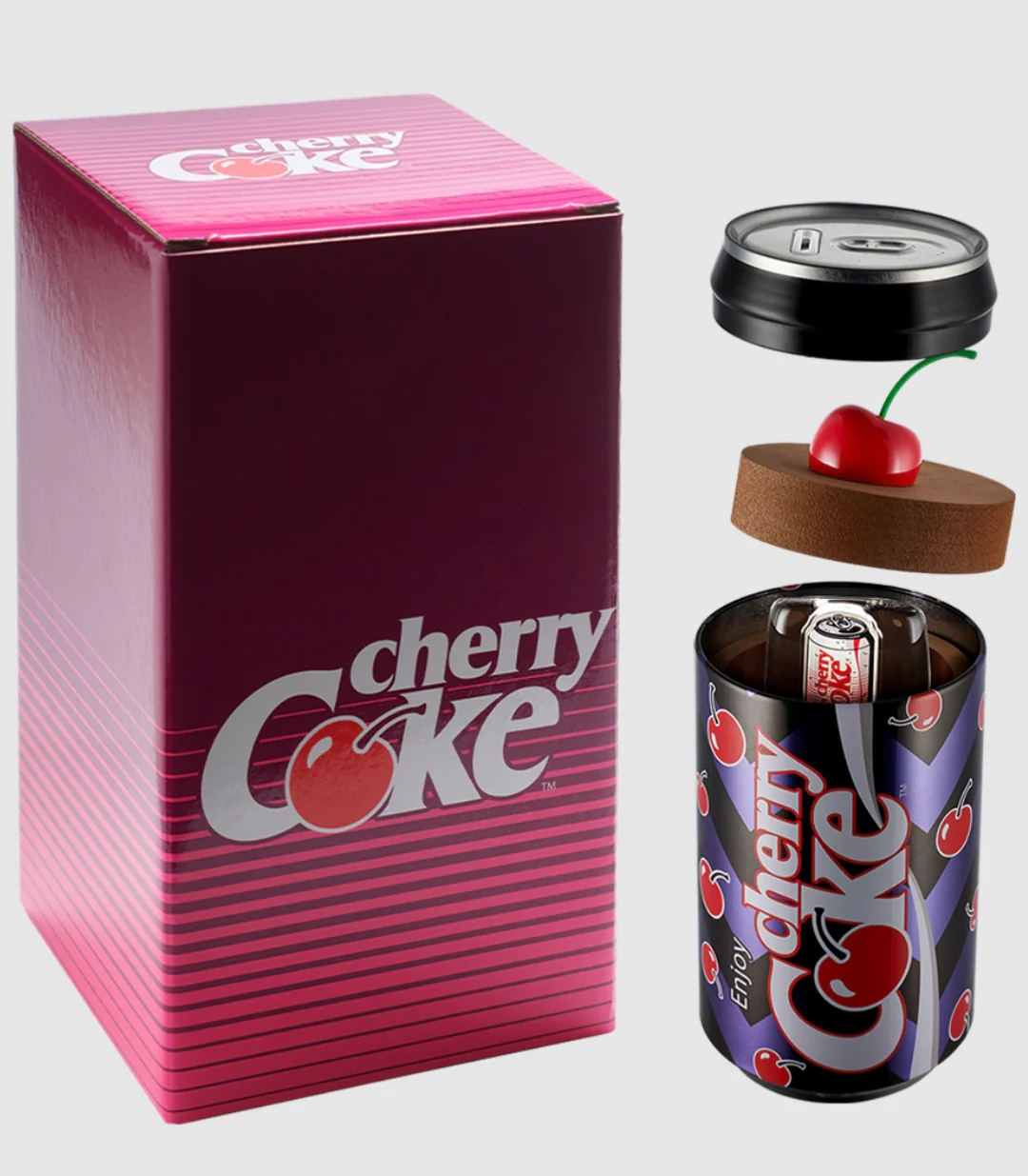 40th Anniversary Edition Cherry Coke - 1oz Pure Silver Bar PAMP SWISS - Coke Can Piggybank - Royal Canadian Mint only 4500 Made