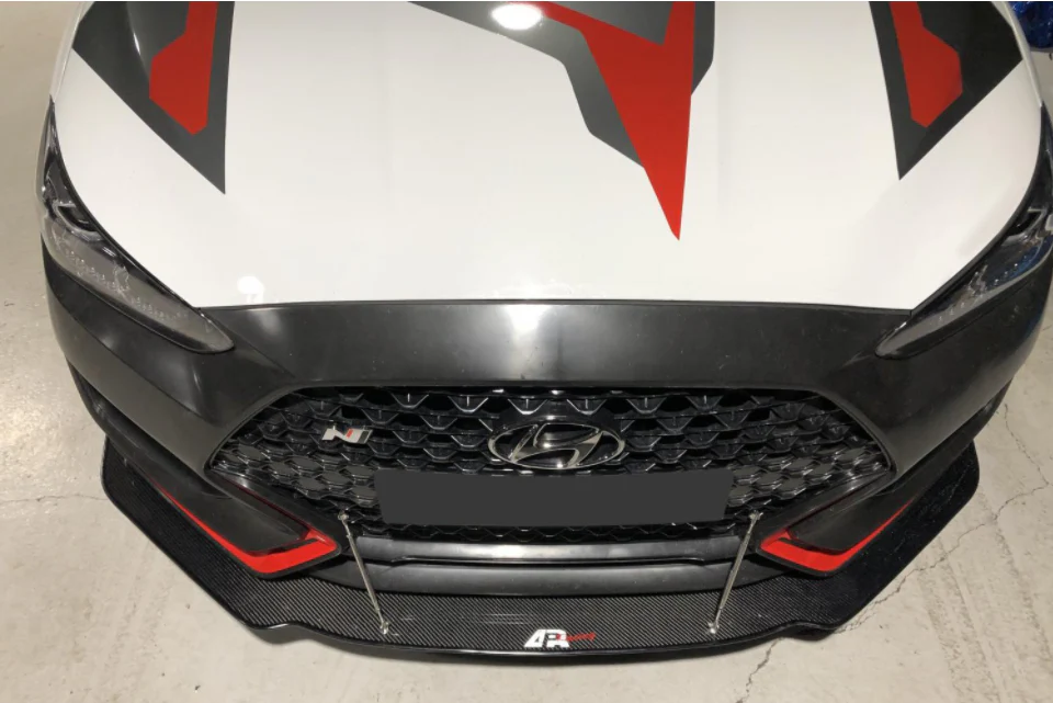 APR Veloster N Carbon Front Splitter