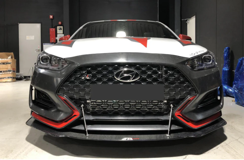 APR Veloster N Carbon Front Splitter - Image 3