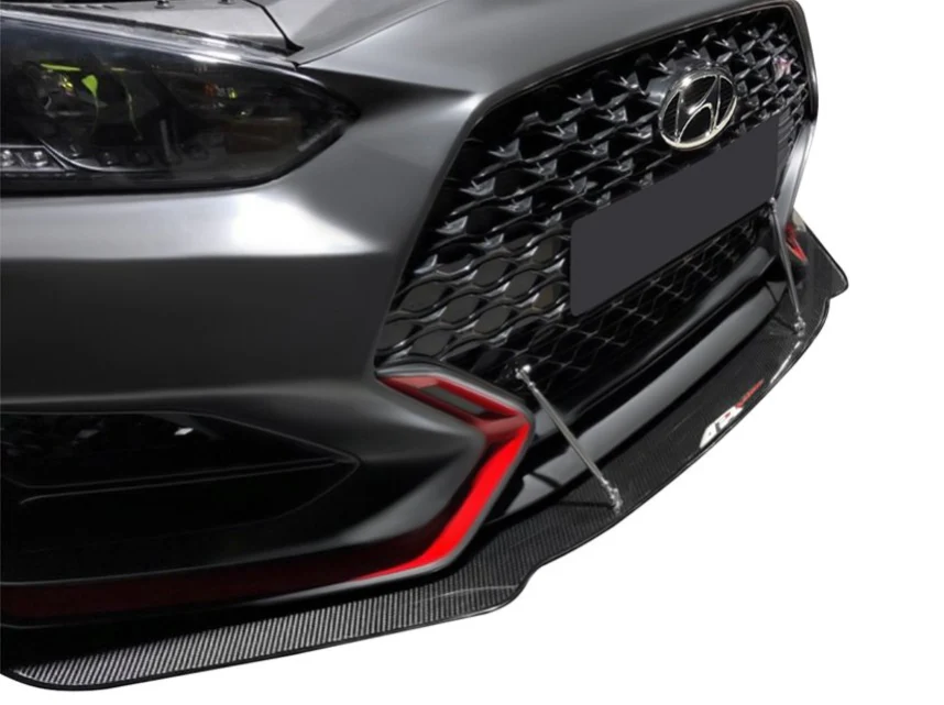 APR Veloster N Carbon Front Splitter - Image 4