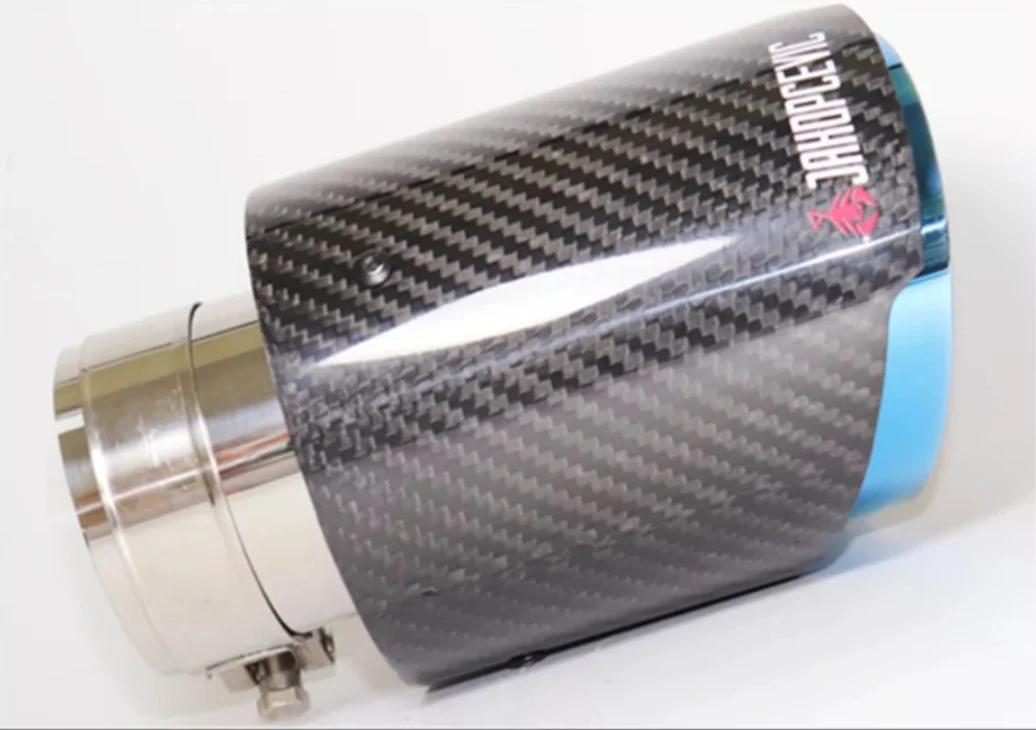 Carbon Fiber / Burnt or Black Exhaust tip 4.5" - Image 4