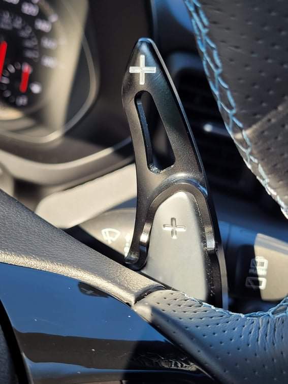 DCT Shifter Paddle Extensions for Hyundai Elantra GT N Line / Veloster N DCT / Elantra N / Kona N / Elantra N Line / I30N - Image 8