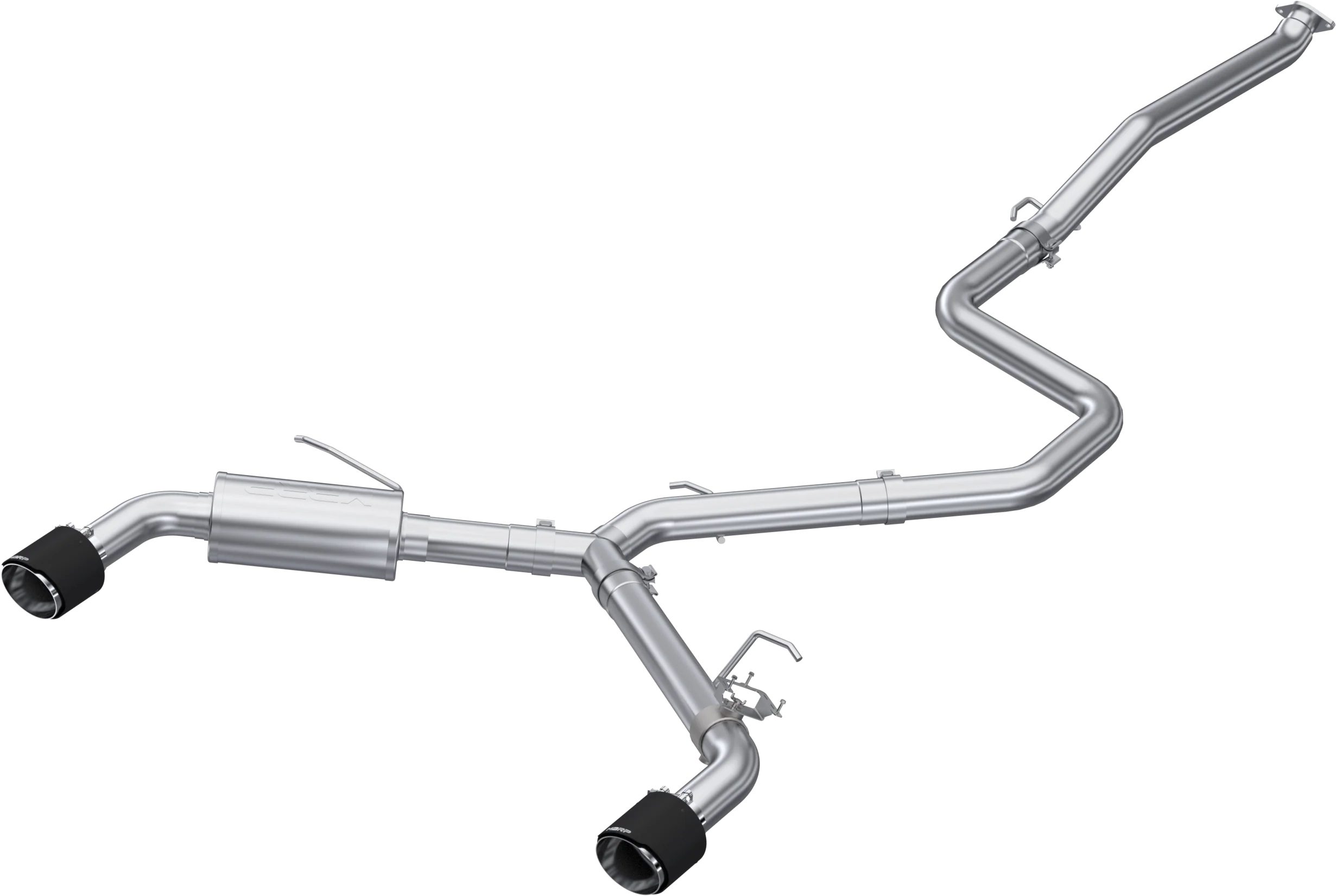 Elantra N Cat-Back System [OEM Valve] CF Tips