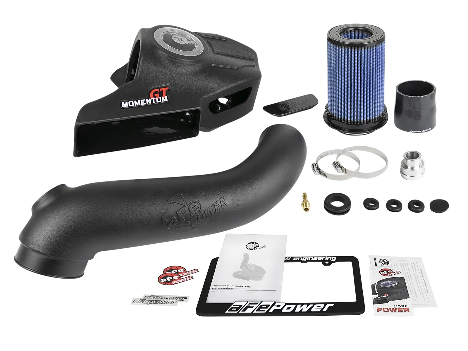 Golf R Momentum GT Cold Air Intake System w/Pro 5R Filter 50-70036R - Image 3