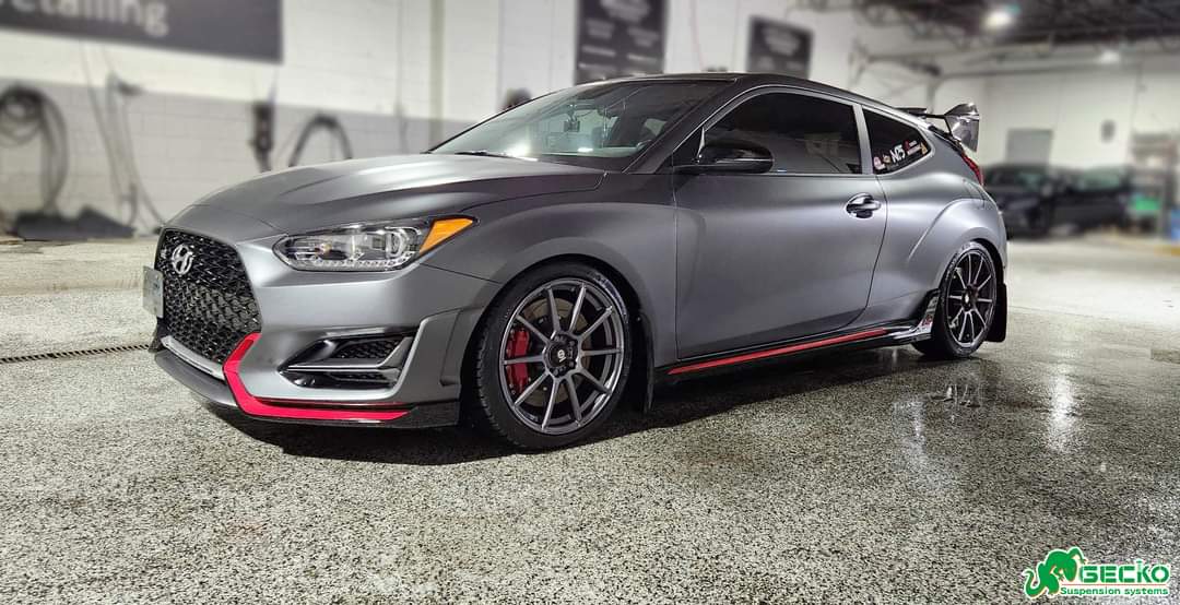 Hyundai Veloster N G-Street Coilovers Suspension with Camber Plates and Gravity Bearings - Image 4