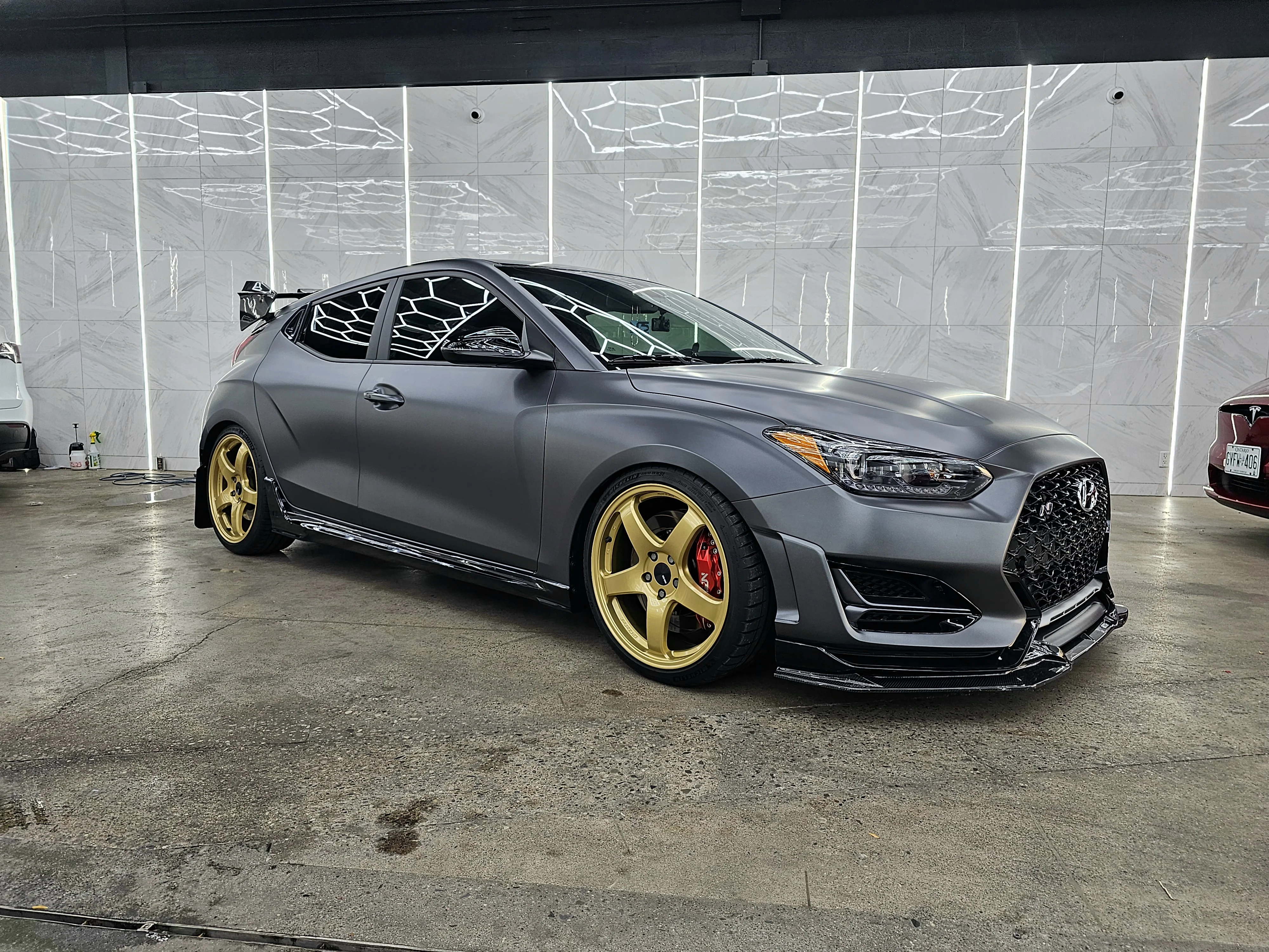 Hyundai Veloster N G-Street Coilovers Suspension with Camber Plates and Gravity Bearings - Image 5