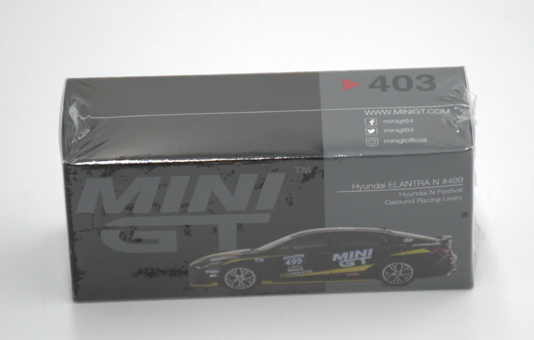Mini GT 1:64 Scale Elantra N TCR Car (LIMTED PRODUCTION) - Image 2