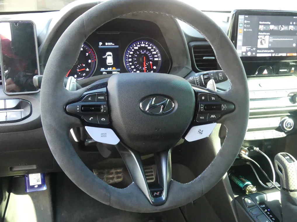 N Performance Steering Wheel Alcantara  (Veloster N/ Kona N) - Image 7