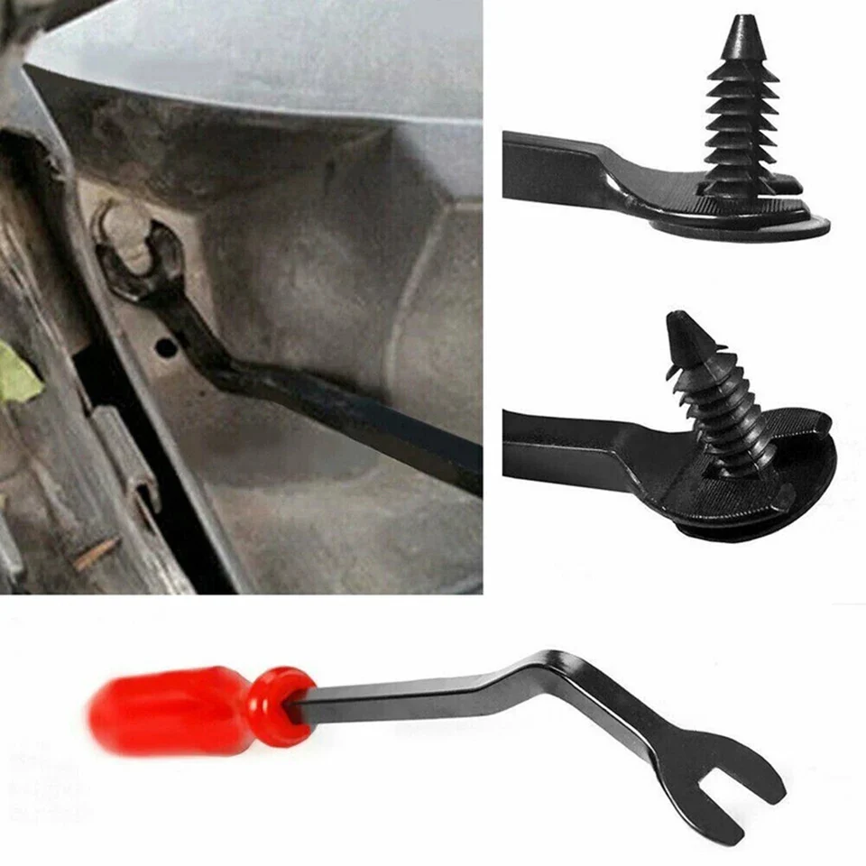 Clip Removal Tool and 4 Plastic Pry Bar Tool - Image 3