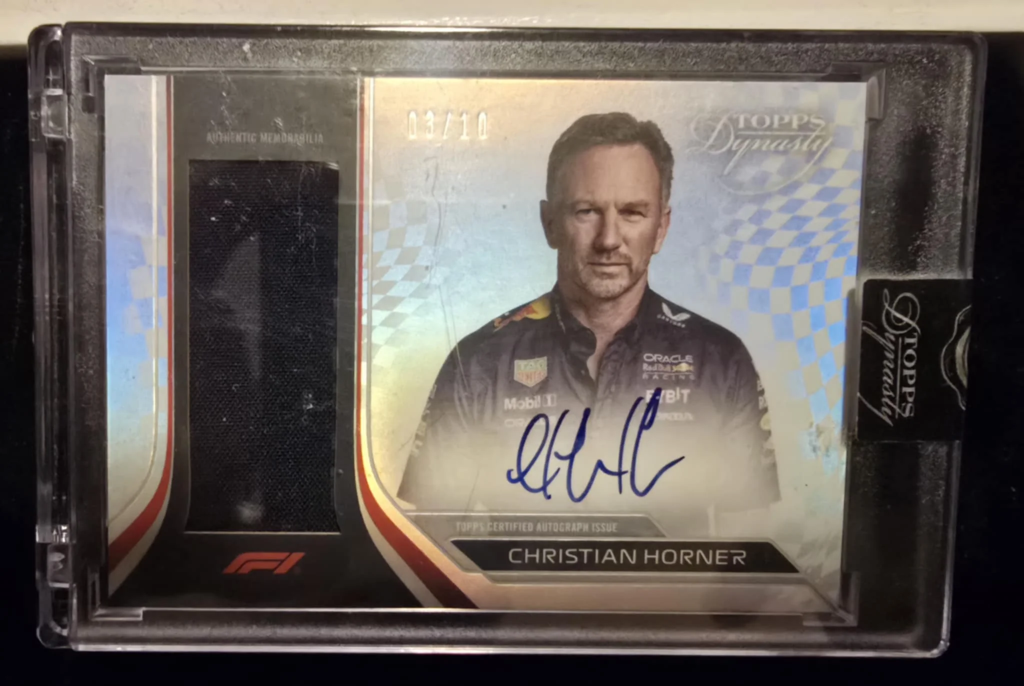 Topps Dynasty 2023 - Christian Horner #3/10 Autograph (Hand Signed Card)SSP