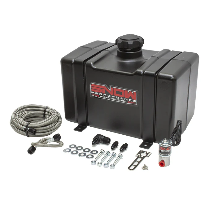 Trunk Mount 2.5 Gallon Tank for Snow WMI Systems (Braided)